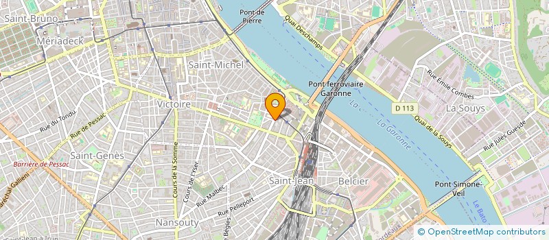 localisation de l'entreprise OH! PIED UMUR!  BORDEAUX