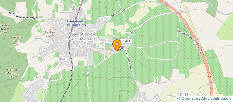 localisation de l'entreprise OH PISCINE à SAINT-GENIES-DE-MALGOIRES