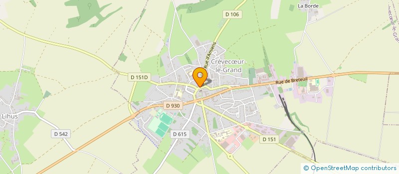 localisation de l'entreprise OH SAVEURS DES CEREALES à CREVECŒUR-LE-GRAND
