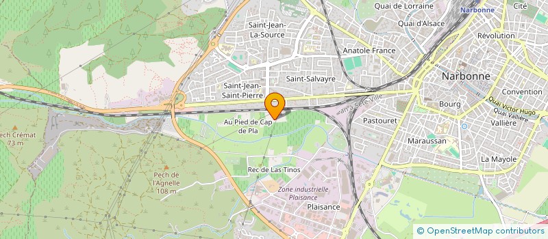 localisation de l'entreprise OH SAVEURS DES TERROIRS  NARBONNE