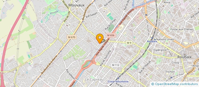 localisation de l'entreprise OH WOW BRIENT  TOURCOING