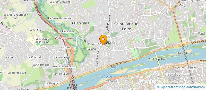 localisation de l'entreprise OH2M  SAINT-CYR-SUR-LOIRE
