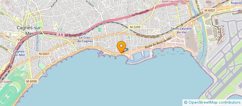 localisation de l'entreprise OHAIYO à CAGNES-SUR-MER