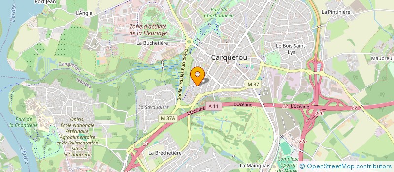 localisation de l'entreprise OHANA  CARQUEFOU