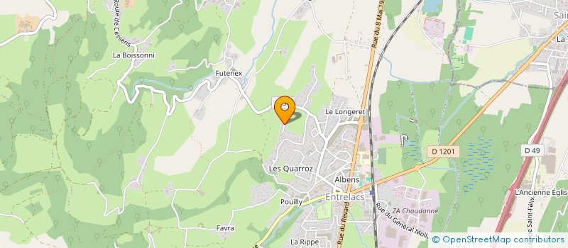 localisation de l'entreprise OHANA  ENTRELACS