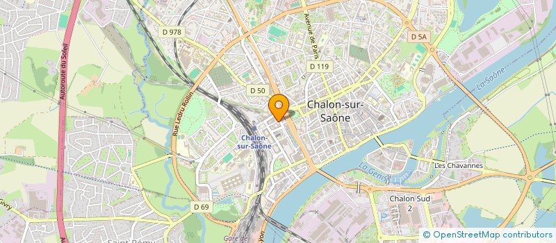 localisation de l'entreprise OHANA à CHALON-SUR-SAONE