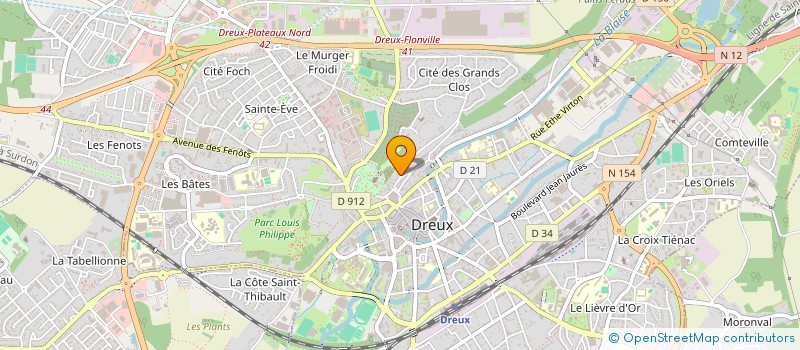localisation de l'entreprise OHANA à DREUX