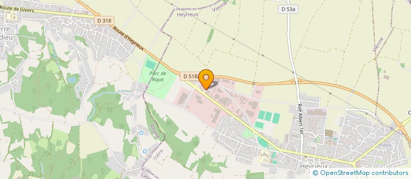 localisation de l'entreprise OHANA à HEYRIEUX