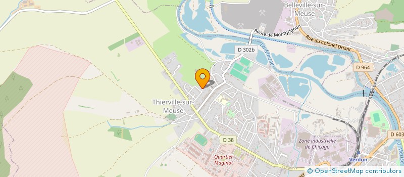localisation de l'entreprise OHANA à THIERVILLE-SUR-MEUSE