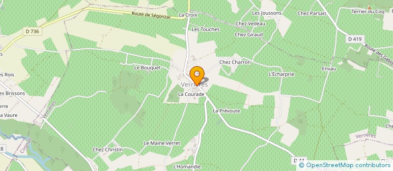 localisation de l'entreprise OHANA à VERRIERES