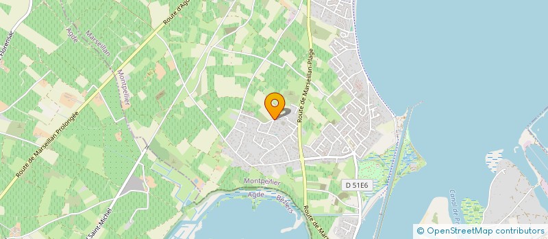 localisation de l'entreprise OHANA à MARSEILLAN