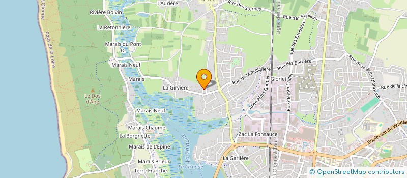 localisation de l'entreprise OHANA à LES SABLES-D'OLONNE