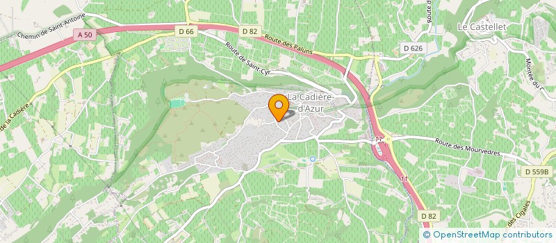 localisation de l'entreprise OHANA à LA CADIERE-D'AZUR