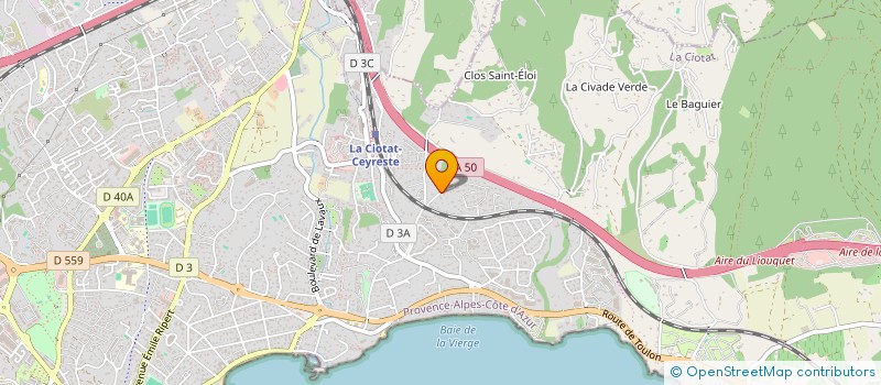 localisation de l'entreprise OHANA à LA CIOTAT
