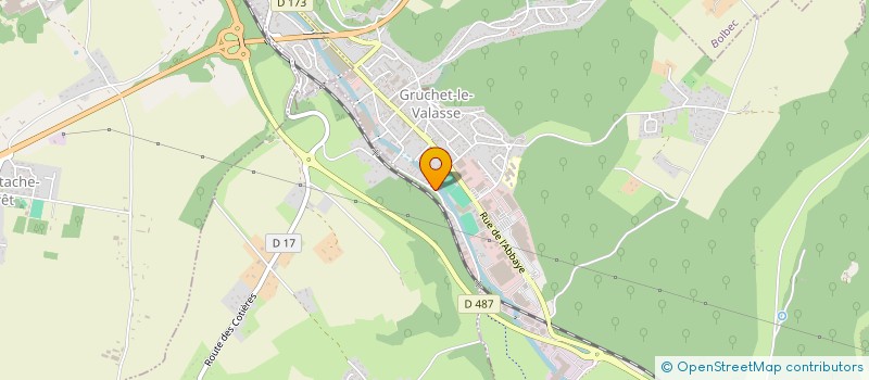 localisation de l'entreprise OHANA à GRUCHET-LE-VALASSE