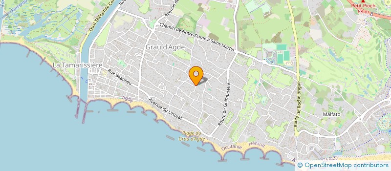 localisation de l'entreprise OHANA EXPERTISE  AGDE