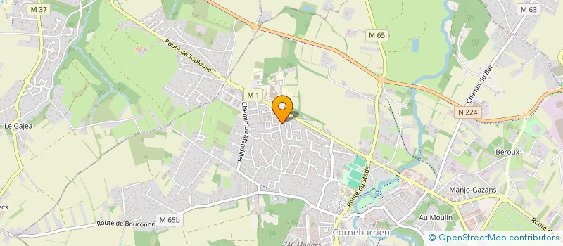 localisation de l'entreprise OHANA HOLDING à CORNEBARRIEU
