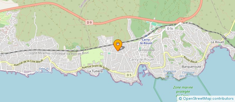 localisation de l'entreprise OHANA LAHAYE  CARRY-LE-ROUET