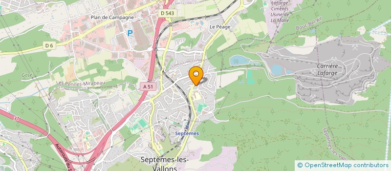 localisation de l'entreprise OHANESSIAN ET FILS à SEPTEMES-LES-VALLONS