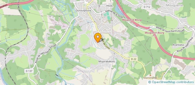 localisation de l'entreprise OHANTZE  SAINT-PIERRE-D'IRUBE