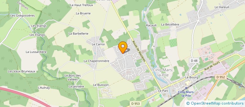 localisation de l'entreprise OHANTZEA 37  CINQ-MARS-LA-PILE