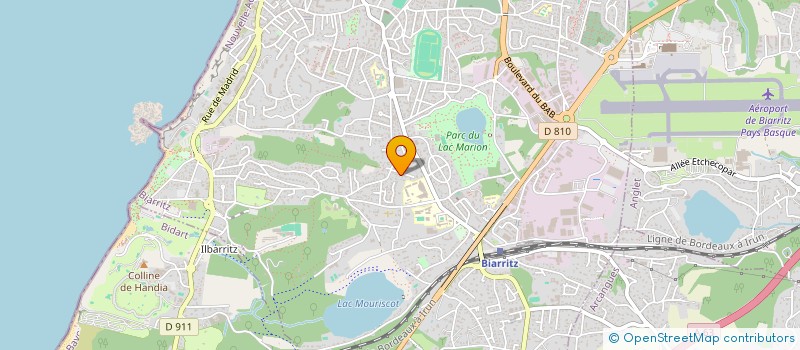 localisation de l'entreprise OHANTZEA à BIARRITZ