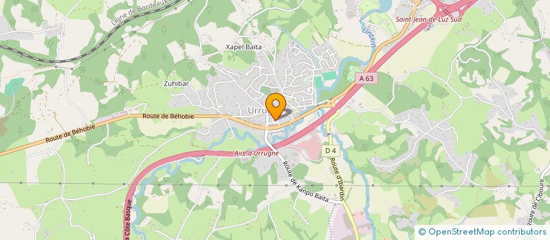 localisation de l'entreprise OHANTZEA LE NID à URRUGNE