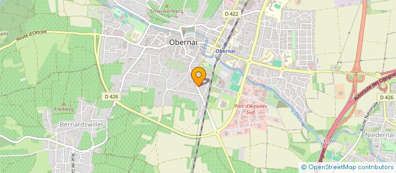 localisation de l'entreprise OHARA à OBERNAI