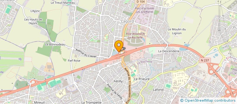 localisation de l'entreprise OHARA  LAGORD