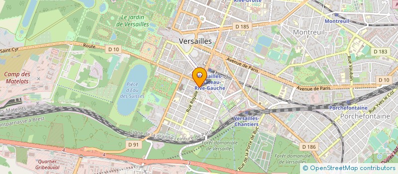localisation de l'entreprise OHDV à VERSAILLES