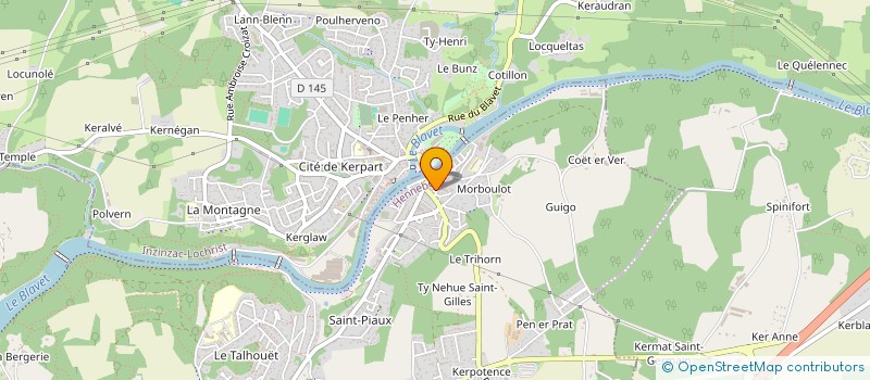 localisation de l'entreprise OHE  HENNEBONT