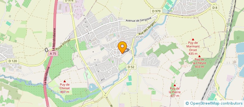 localisation de l'entreprise OHE  VEYRE-MONTON