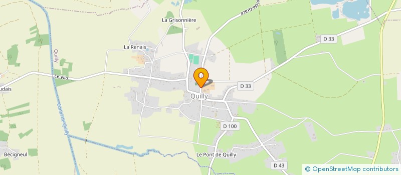 localisation de l'entreprise OHEIX à QUILLY
