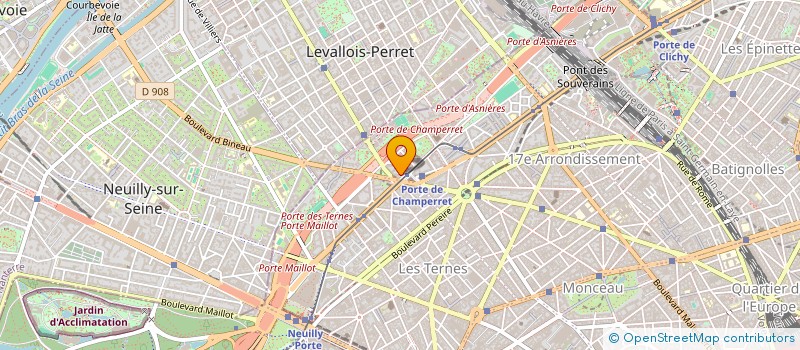 localisation de l'entreprise OHEL ILAN CHLOMO à LEVALLOIS-PERRET