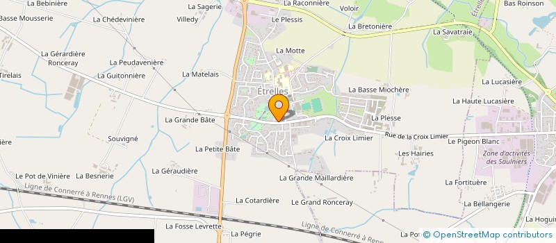 localisation de l'entreprise OHIODIS  ARGENTRE-DU-PLESSIS