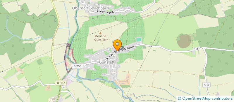 localisation de l'entreprise OHL ENERGIES  GUNSTETT