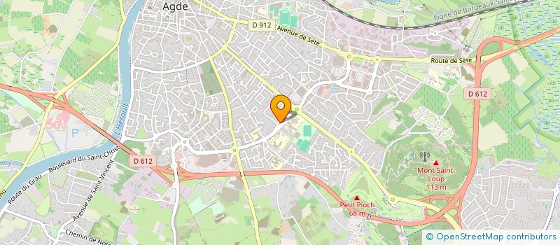 localisation de l'entreprise OHLENISRA  AGDE