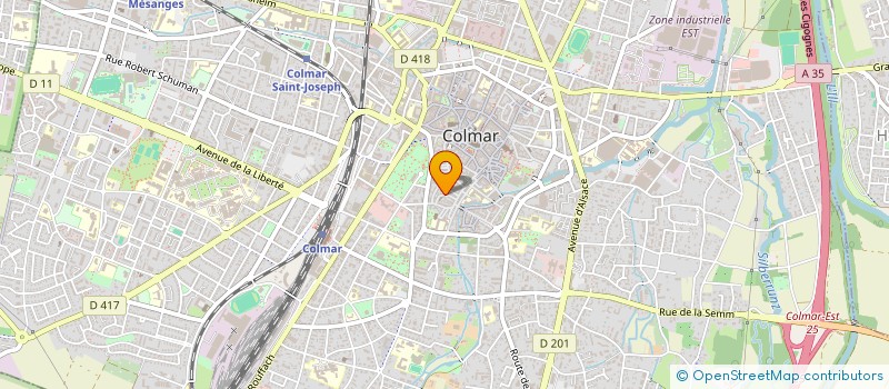 localisation de l'entreprise OHLMS CHRISTIAN ET ELODIE  COLMAR