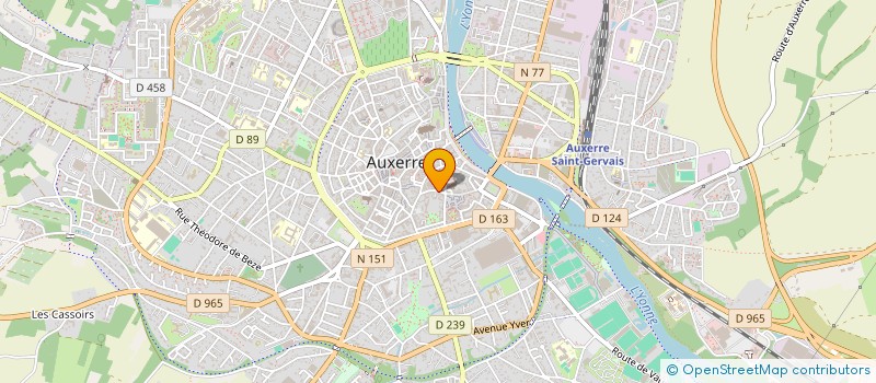 localisation de l'entreprise OHM 89 à AUXERRE