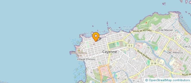 localisation de l'entreprise OHM  CAYENNE