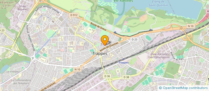 localisation de l'entreprise OHM COMMERCES à TRAPPES