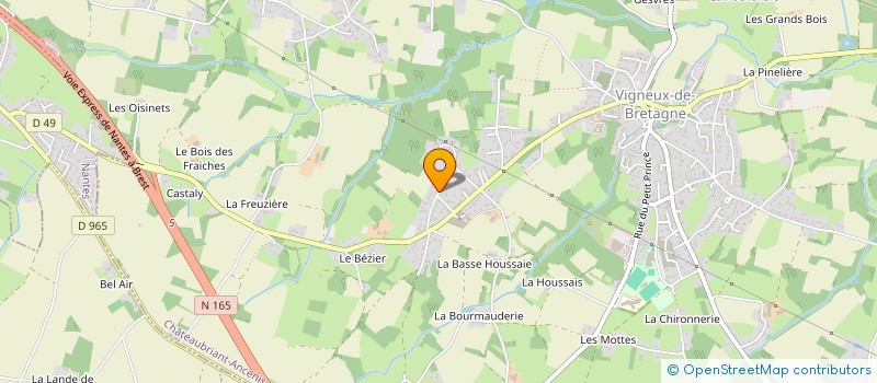 localisation de l'entreprise OHM CONCIERGERIE  VIGNEUX-DE-BRETAGNE