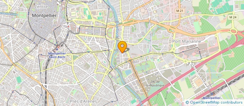 localisation de l'entreprise OHM DOCKS à MONTPELLIER