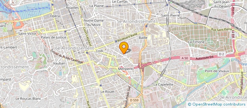 localisation de l'entreprise OHM ELECTRICITE à MARSEILLE