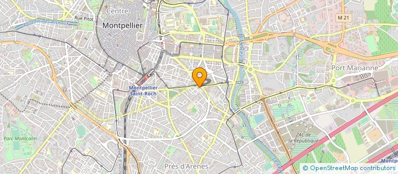 localisation de l'entreprise OHM ELEGANCE à MONTPELLIER