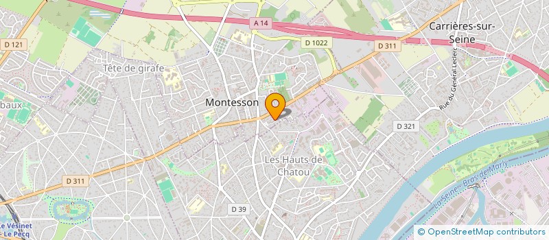 localisation de l'entreprise OHM EXPERT à MONTESSON