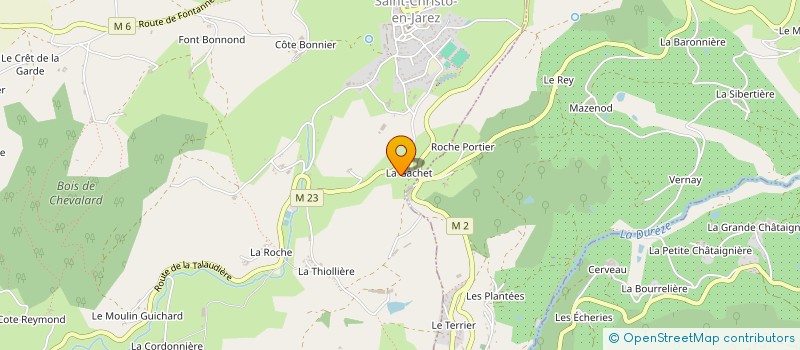 localisation de l'entreprise OHM SERVICE ELECTRICITE  SAINT-CHRISTO-EN-JAREZ