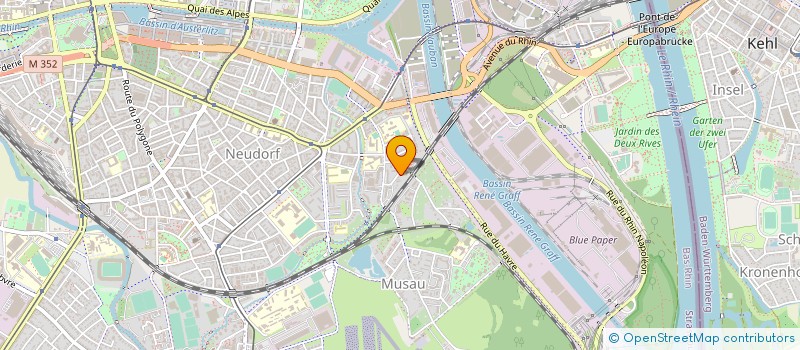 localisation de l'entreprise OHM & WATT à STRASBOURG