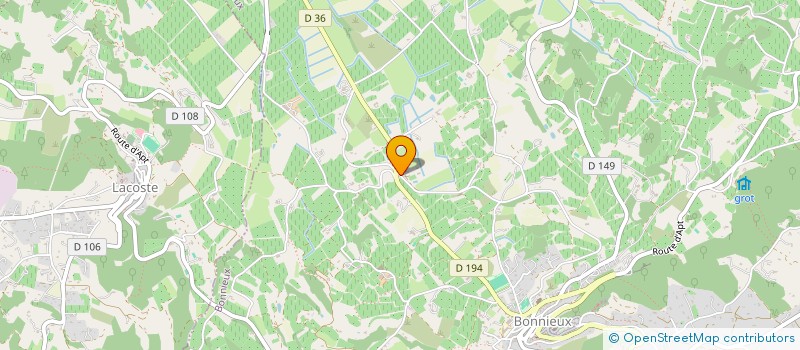 localisation de l'entreprise OHMCULTURE SOCIETE CULTURELLE FRANCO-ALLEMANDE ET MONDIALE  BONNIEUX