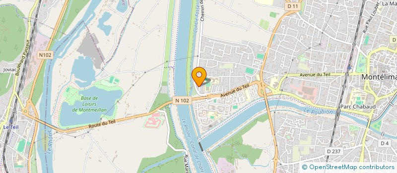 localisation de l'entreprise OHMDAA  MONTELIMAR